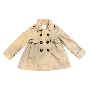 Old Navy | EUC Khaki Trench Coat for Little Girls